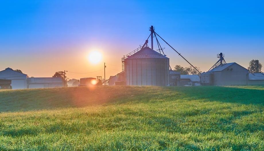 Sunrise Over Farm, KY