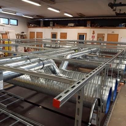 Grid ceiling solution