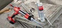 Cheville époxy HIT-RE 10 Mortier époxy à injection économique pour l'ancrage dans le béton Applications 3